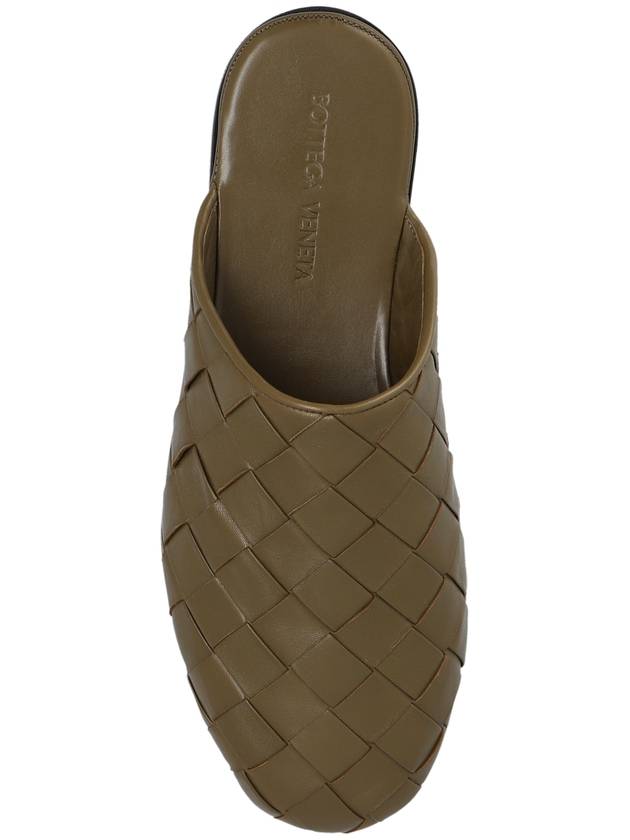 Bottega Veneta ‘Sunday’ Leather Slides, Men's, Green - BOTTEGA VENETA - BALAAN 6