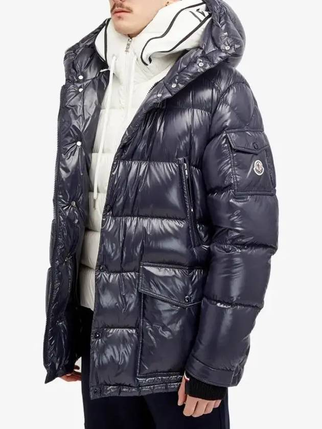 1A00199 5963V 742 Kia Blasse Short Down Jacket Men’s Navy - MONCLER - BALAAN 4