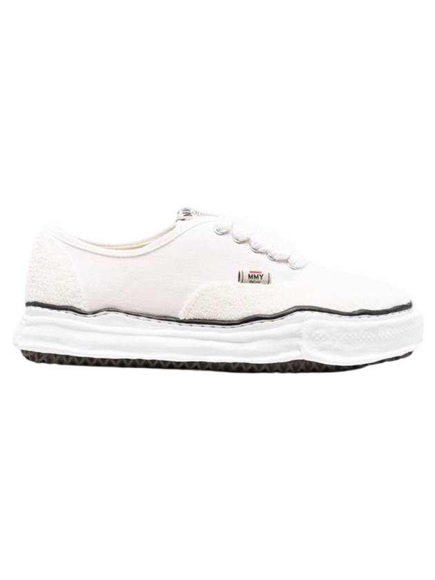 Baker Canvas Low Top Sneakers White - MAISON MIHARA YASUHIRO - BALAAN 1