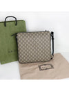 GG Supreme Cross Bag Black Beige - GUCCI - BALAAN 5