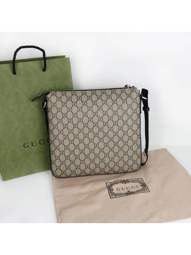 GG Supreme Cross Bag Black Beige - GUCCI - BALAAN 5