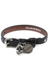 Skull Stud Bracelet Silver - ALEXANDER MCQUEEN - BALAAN.