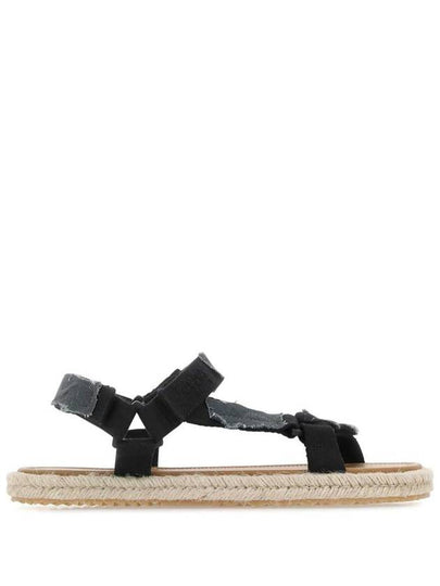 Patchwork Canvas Hiking Sandals Black - MAISON MARGIELA - BALAAN 2