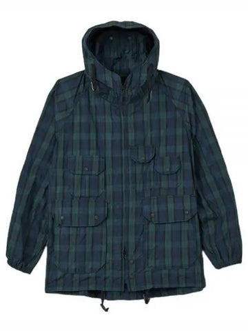 Atlantic Parka Blackwatch Crushed Taffeta MP196 KT037 - ENGINEERED GARMENTS - BALAAN 1