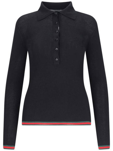 Gucci Sweaters Black - GUCCI - BALAAN 1