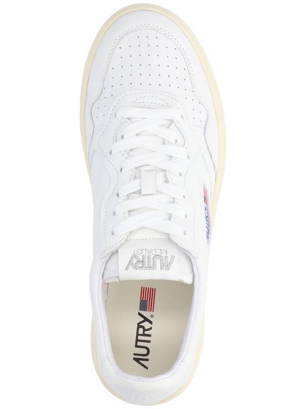 Medalist Goatskin Low Top Sneakers White - AUTRY - BALAAN 6