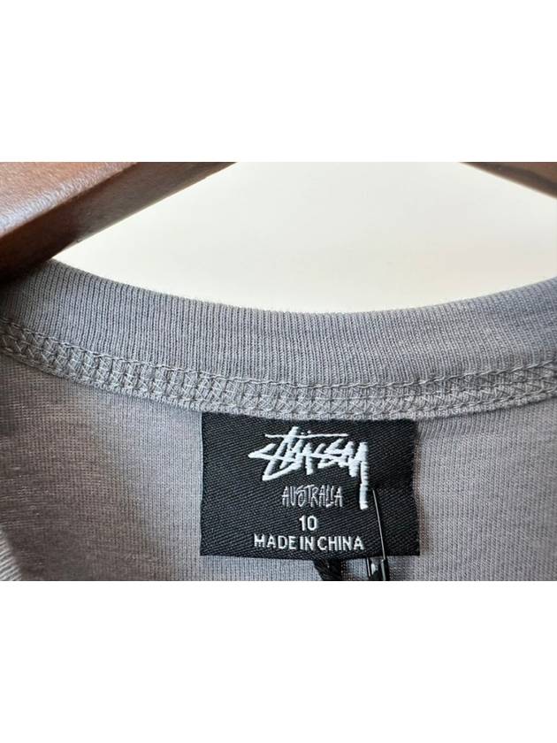 AU Australian Ribbed Tank Top ST123S3201 Gray WOMENS AU10 M - STUSSY - BALAAN 4