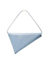 Prisma Triangle Leather Shoulder Bag Light Blue - MARNI - BALAAN 1