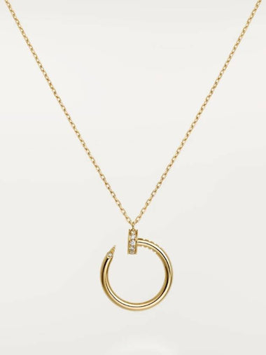 Just uncloux necklace yellow gold diamond women’s necklace - CARTIER - BALAAN 1