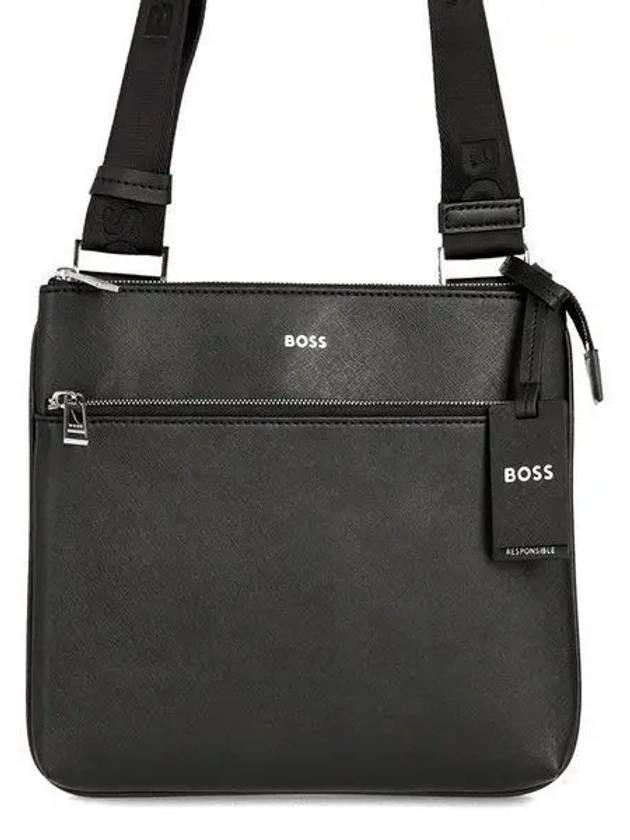 Logo Lettering Envelope Cross Bag Black - HUGO BOSS - BALAAN 2