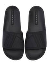 Men's Logo Slippers Black - PRADA - BALAAN 3