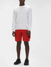 Men's Lens Wappen Chrome Beach Shorts Red - CP COMPANY - BALAAN 7