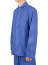 Poplin Pajamas Striped Organic Cotton Long Sleeve Shirt Boro - TEKLA - 4