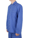 Poplin Striped Pajamas Long Sleeve Shirt SWT BS - TEKLA - BALAAN 3