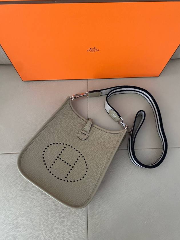 Bag Mini Evelyn 16 Beige Marfa H084554 - HERMES - BALAAN 7