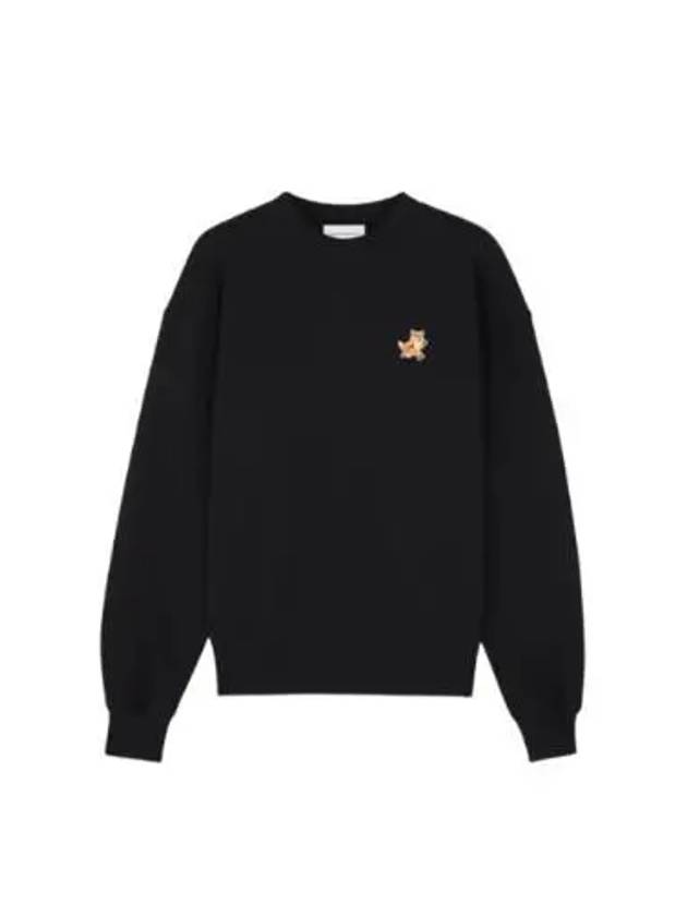 Speedy Fox Patch Comfort Sweatshirt Black - MAISON KITSUNE - BALAAN 2