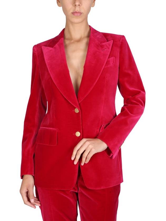 Women's Donna Jacket Raspberry - TOM FORD - BALAAN 3