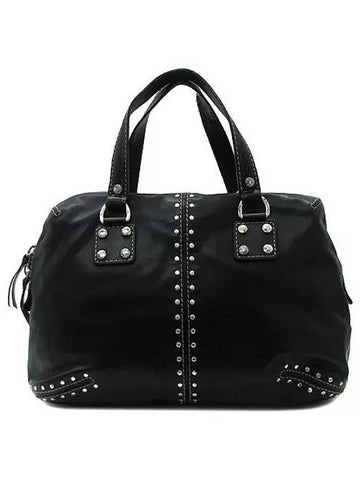 Black ladder ASTOR studded satchel tote bag - MICHAEL KORS - BALAAN 1