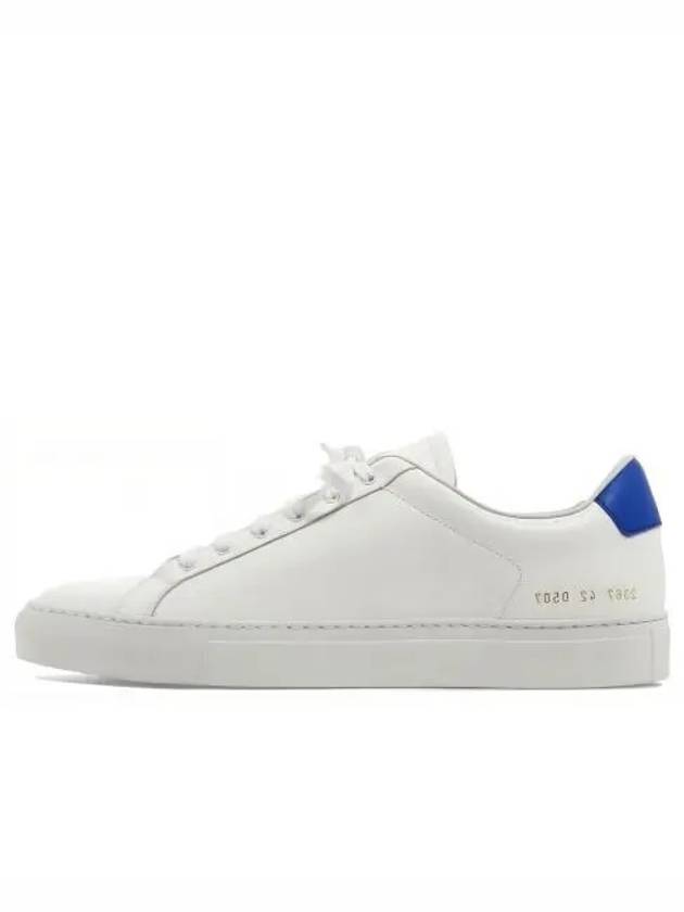 Retro Low Top Sneakers Blue White - COMMON PROJECTS - BALAAN 2