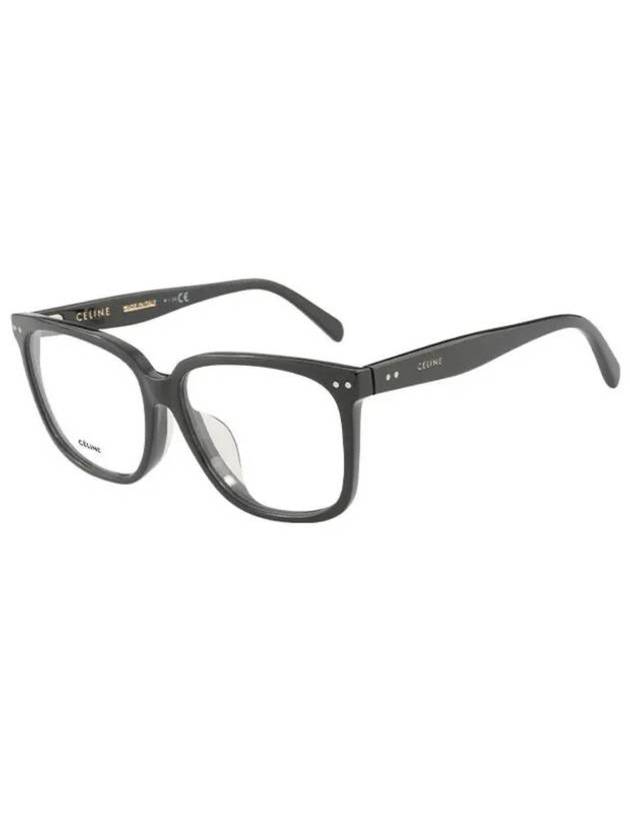 Eyewear Logo Square Eyeglasses Black - CELINE - BALAAN 1