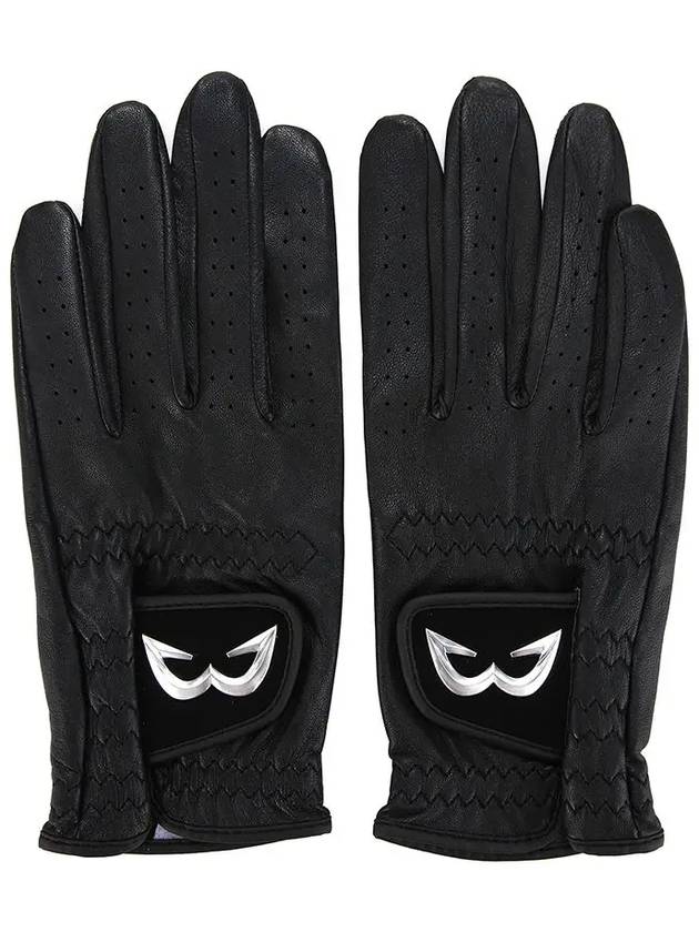 Golf Wear Premium Sheepskin Golf Gloves WB21SUWG01BK Black - WHITEBALL - BALAAN 6