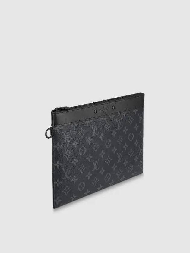 Pochette To Go Monogram Eclipse Clutch Bag Black - LOUIS VUITTON - BALAAN 3