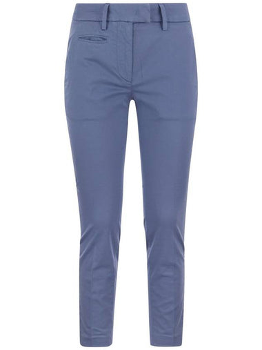 PERFECT - Slim-fit Cotton Gabardine Trousers - DONDUP - BALAAN 1