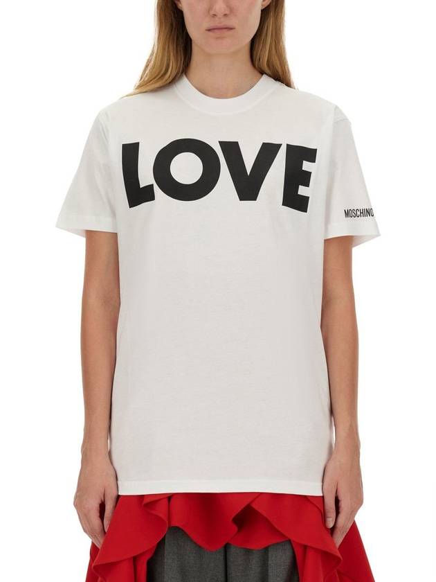 Moschino T-Shirt With Logo - MOSCHINO - BALAAN 1