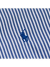 Embroidered Logo Pony Long Sleeve Shirt Blue - POLO RALPH LAUREN - BALAAN 5