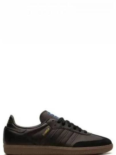 Samba OG Leather Low Top Sneakers Core Black - ADIDAS - BALAAN 2