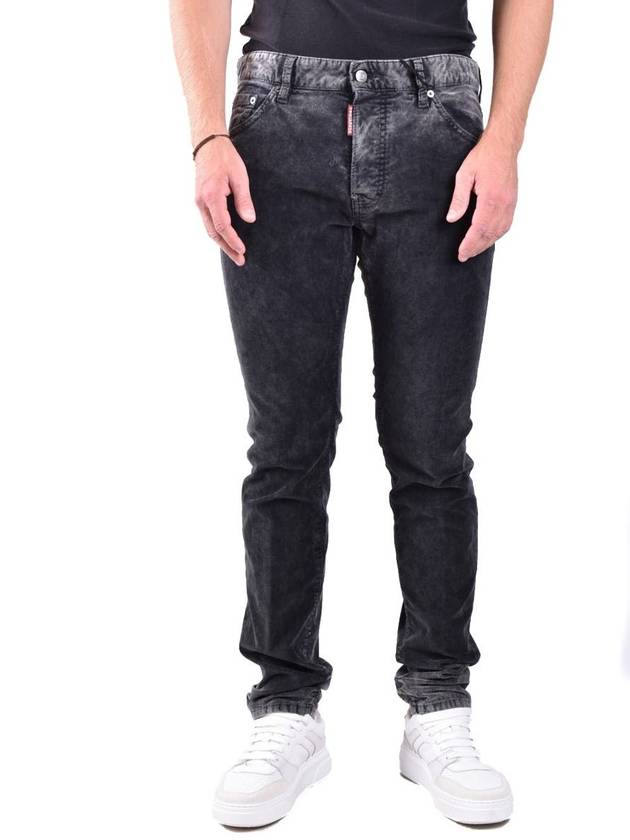 Denim Straight Pants S71LB1288 S53162 900 Black - DSQUARED2 - BALAAN 3