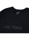 Men s Ionia Ark Word Short Sleeve T Shirt X000007733 BLACK - ARC'TERYX - BALAAN 4