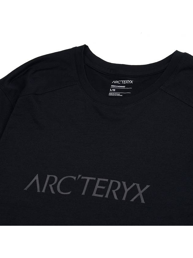 Men s Ionia Ark Word Short Sleeve T Shirt X000007733 BLACK - ARC'TERYX - BALAAN 4