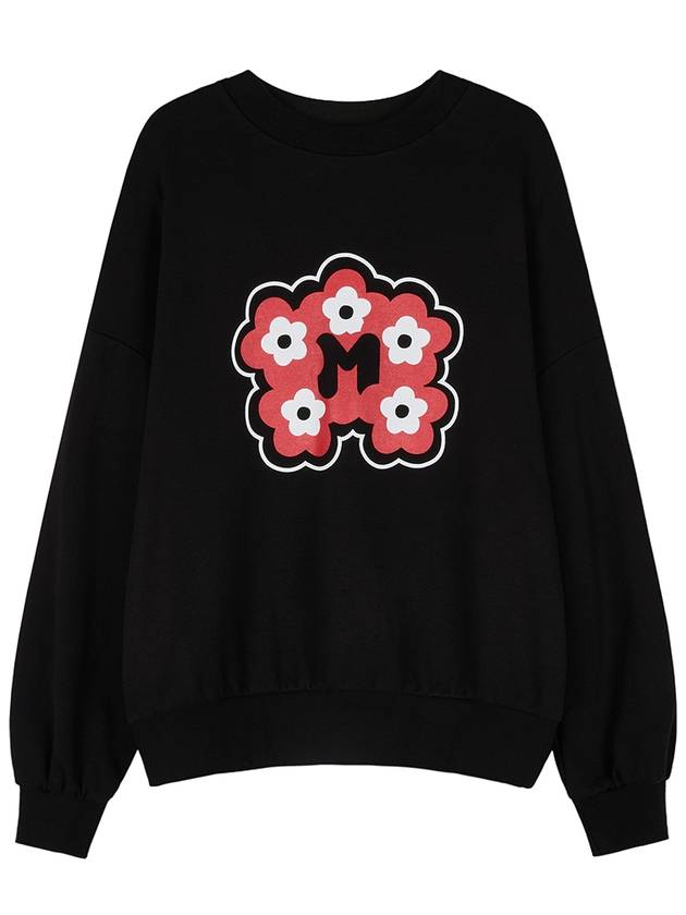 Flower Sweatshirt Black - METAPHER - BALAAN 6