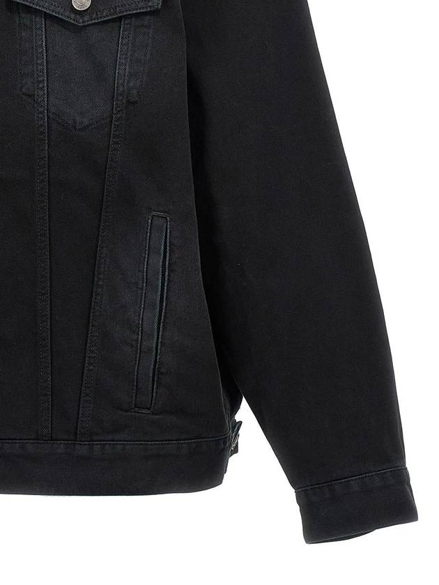 Sunbleached Denim Jacket Black - BALENCIAGA - BALAAN 5