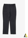 Women's Leaf Crepe Cigarette Straight Pants Black - ALEXANDER MCQUEEN - BALAAN 2