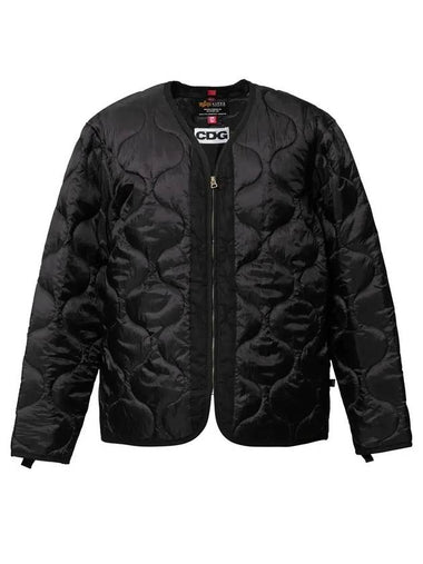 Liner Quilted Jacket Black - COMME DES GARCONS - BALAAN 1