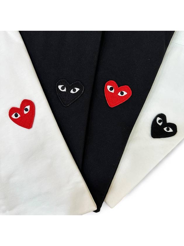 Red Heart T-Shirt Black - COMME DES GARCONS PLAY - BALAAN 4