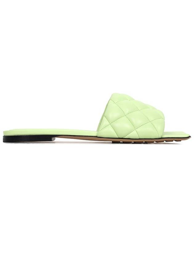 Padded Quilted Slippers Green - BOTTEGA VENETA - BALAAN 2