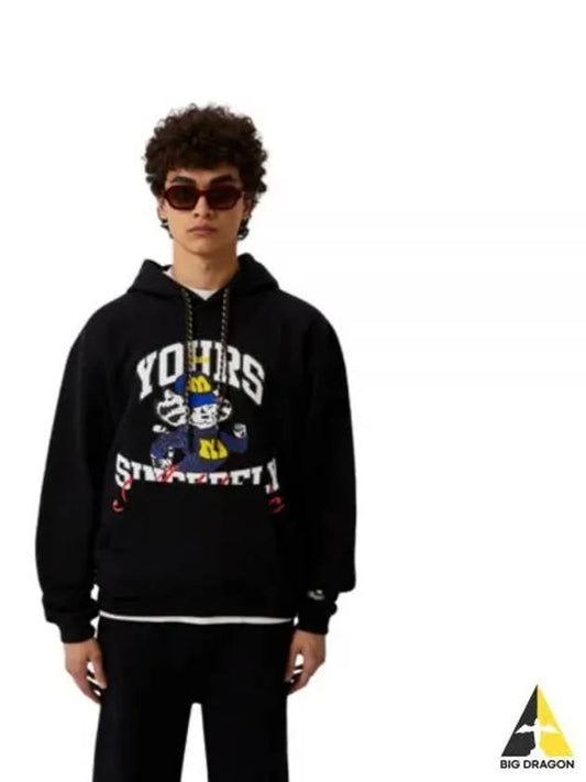 "M" Mascot Cotton Hooded Black - MSGM - BALAAN 2