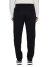 Men's Techno Fleece Cotton Track Pants Black - BRUNELLO CUCINELLI - BALAAN 5