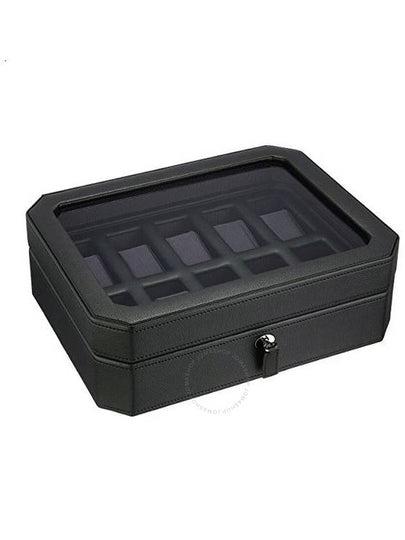 Wolf Windsor Ten Piece Black/Purple Watch Box 458403 - WOLF - BALAAN 2