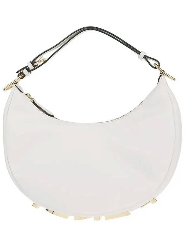 Fendigraphy Small Hobo Shoulder Bag White - FENDI - BALAAN 3