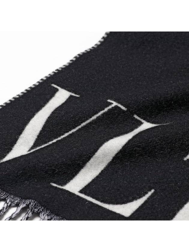 VLTN logo wool muffler WY2ER033 PTX - VALENTINO - BALAAN 3