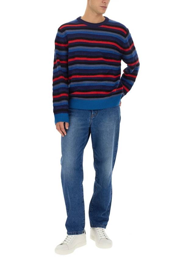 23 fw Jersey WITH Stripe Pattern M2R 239Y L2193949 B0040509575 - PAUL SMITH - BALAAN 3