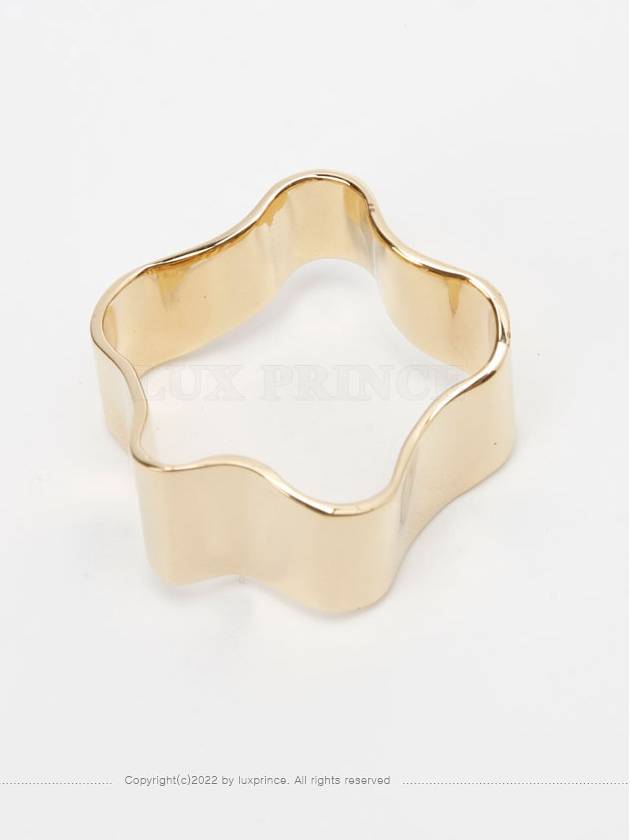 eco brass wave ring 1017hva - JIL SANDER - BALAAN 5