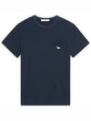 Baby Fox Patch Pocket Short Sleeve T-Shirt Navy - MAISON KITSUNE - BALAAN 2