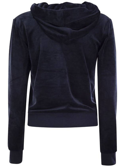 Cotton velvet hoodie - JUICY COUTURE - BALAAN 2