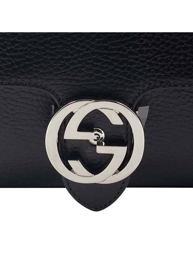 GG Interlocking Chain Mini Shoulder Bag Black - GUCCI - BALAAN 5