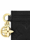 LV Charm Monogram Empreinte Leather Card Wallet Black - LOUIS VUITTON - BALAAN 4